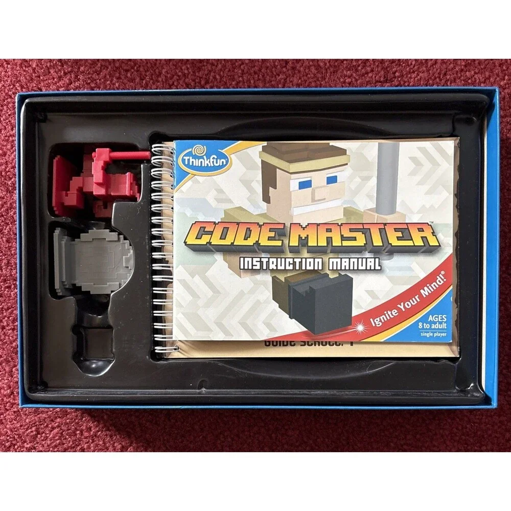 Thinkfun Code Master Programming Logic Minecraft Board Game Single Player(read)